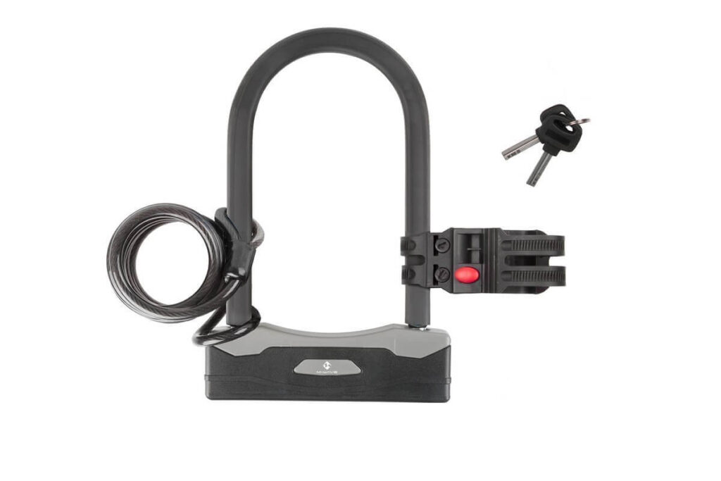 candado u lock b247 negro cable